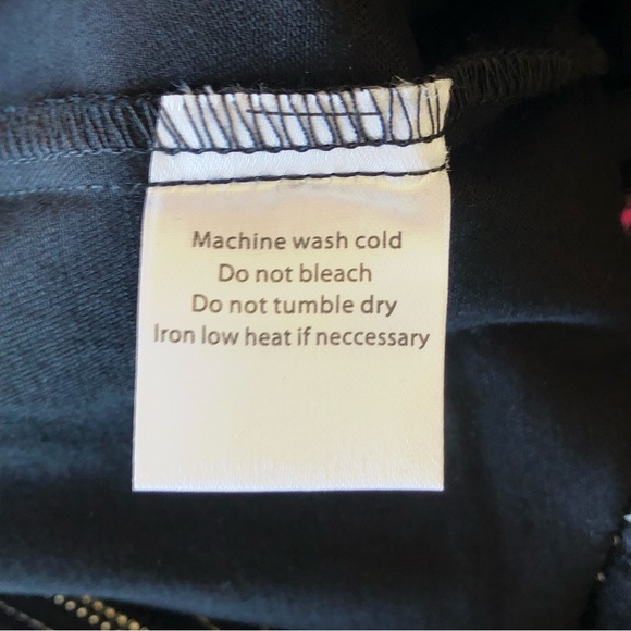 PRINCESS POLLY NWT black Mikayla belted mini skirt asymmetrical zipper, size 6 - Picture 8 of 8